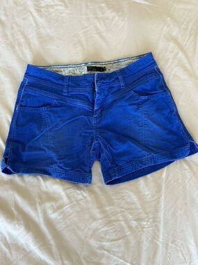 Prana Royal Blue Women's Casual Jean Shorts